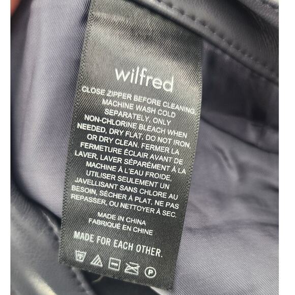 Wilfred Melina High Rise Faux Leather Pant Ardoise‎ Grey Size 10 - Picture 11 of 12